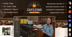 CafeZone: Coffee Shop Restaurant HTML Restaurant Template