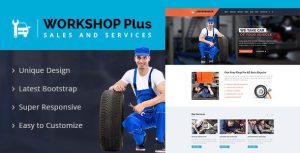 Workshop Plus - Services & Repaires HTML Template