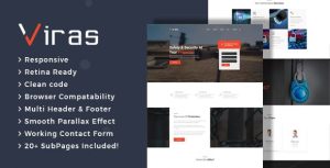 Viras - Security Services HTML Template