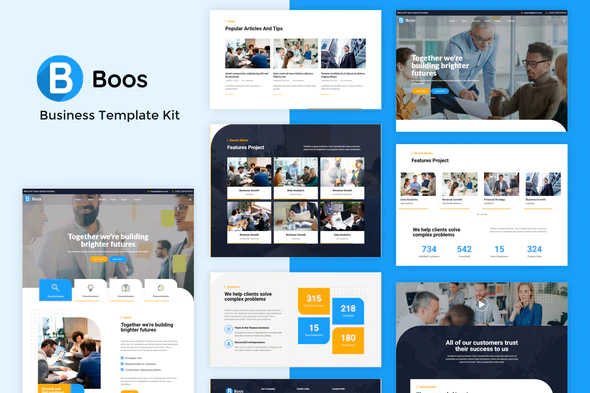 Boos - Business Elementor Template Kit