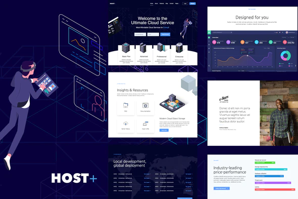 Hostplus - Hosting Services Template Kit