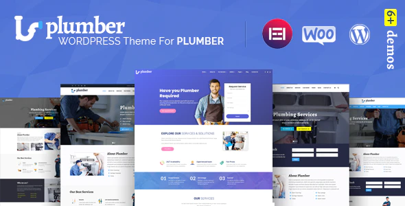 Plumber Pro - WordPress Theme for Construction & Repairing Services