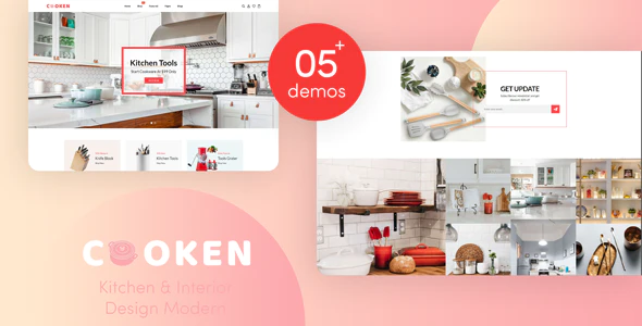 Cooken - Kitchen & Interior Design Modern Shopify Theme