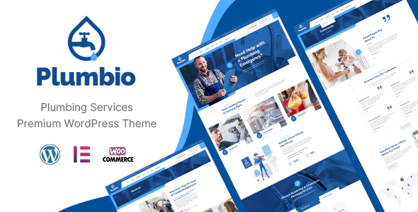 Plumbio - Plumbing Services WordPress Theme