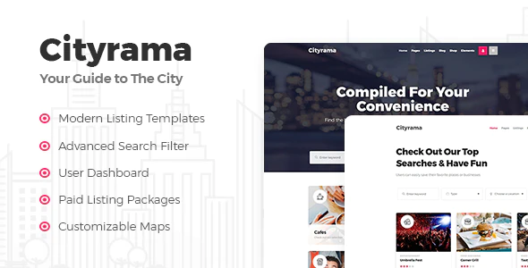 Cityrama - Listing & City Guide Theme
