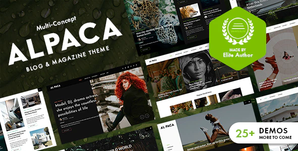 Alpaca - Blog & Magazine WordPress Theme