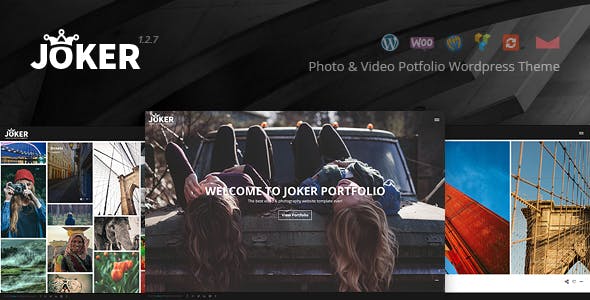 Joker - Photo & Video Portfolio WordPress Theme for Photographers