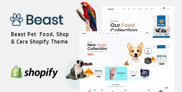 Beast - Pet Sitte Shop Animal Care Responsive Shopify Theme