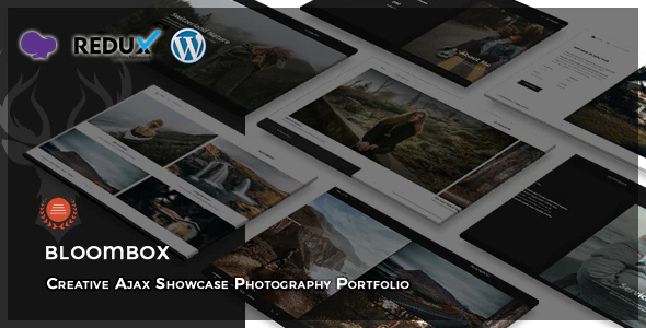 Bloombox - Ajax Showcase Photography WordPress Theme