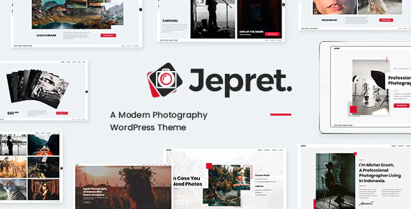Jepret | Modern Photography WordPress Theme