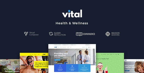 Vital | Health, Medical and Wellness WordPress Theme