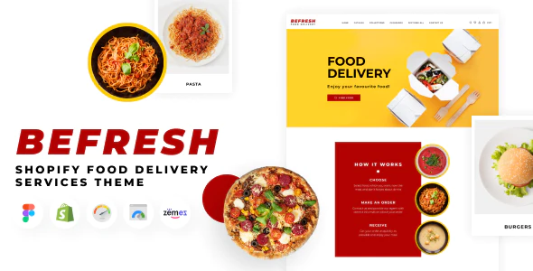BeFresh - Shopify Food Delivery Services Theme
