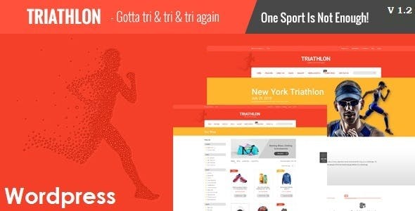 Triathlon - Sports and Gym Responsive WordPress Theme