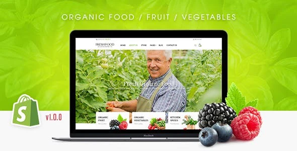 Fresh Food – Organic Food/Fruit/Vegetables eCommerce Shopify Theme