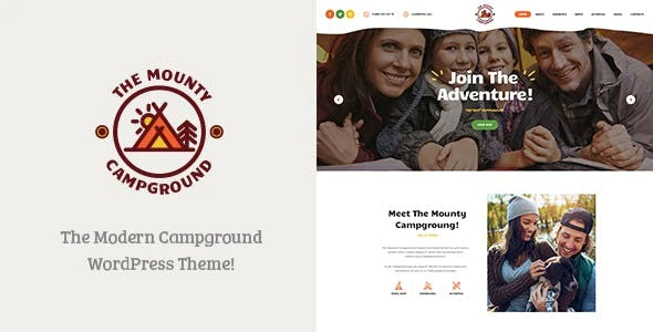 The Mounty | Hiking Campground & Children Camping WordPress Theme