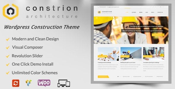 Constrion - Construction and Builder WP Theme