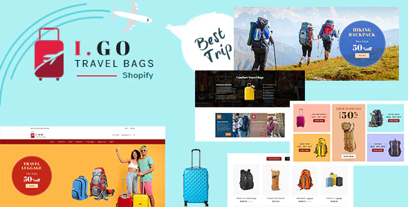 Igo | Travel Bag Shop Shopify Theme