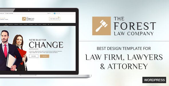 The Forest Law WordPress Theme