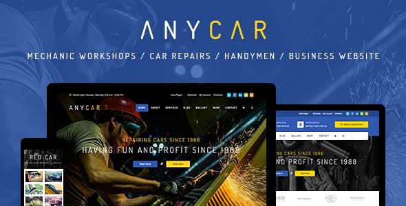 AnyCar - Automotive, Dealership WordPress Theme