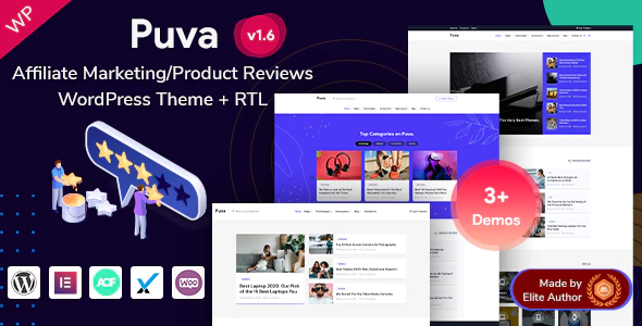 Puva - Affiliate Product Reviews WordPress Theme