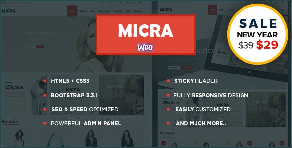 Micra - Multipurpose Responsive WooCommerce WordPress Theme