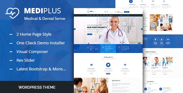 Medi Plus - Health Care WordPress Theme