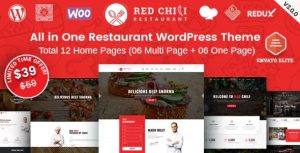 RedChili - Restaurant WordPress Theme