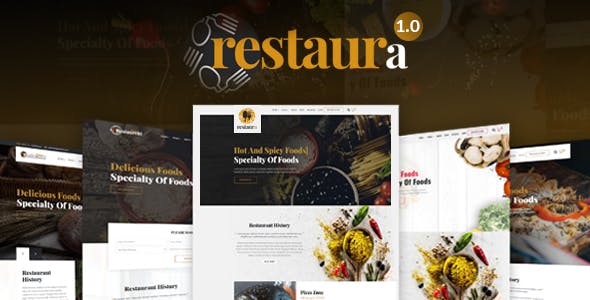 Restaurant HTML | Restaura for Restaurant, Food & Cafe