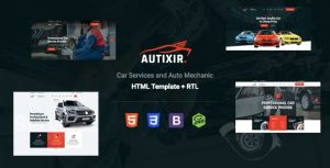 Autixir - Car Services & Automotive HTML Template