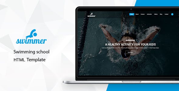 Swimmer - Swimming School HTML Template