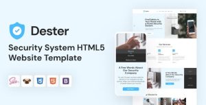 Dester - Security System HTML5 Template