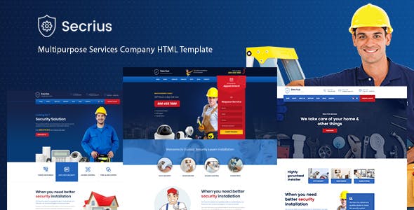 Secrius - Multipurpose Services Company HTML Template