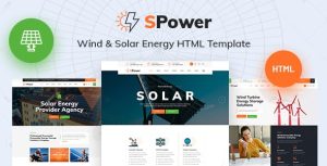 SPower - Wind & Solar Energy HTML5 Template