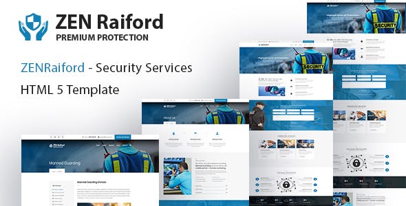 ZenRaiford - Security Services HTML Template