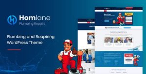 Homlane - Plumbing WordPress Theme