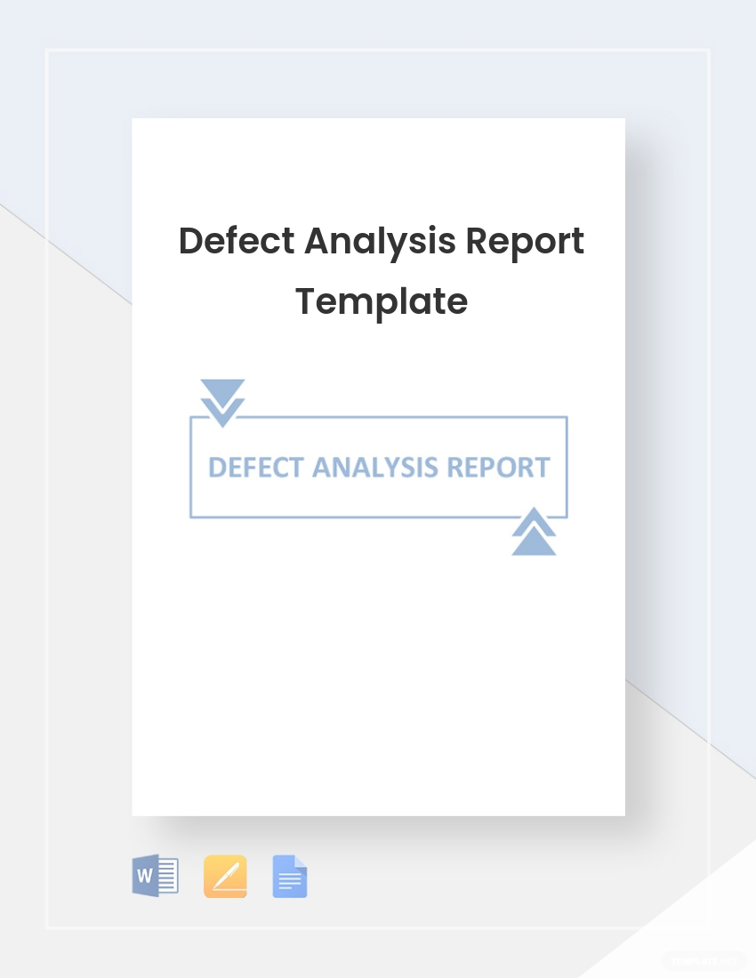 Defect Analysis Report Template Free Download
