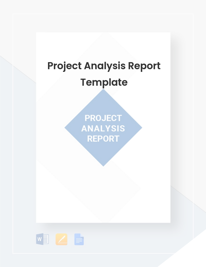 Project Analysis Report Template Free Download