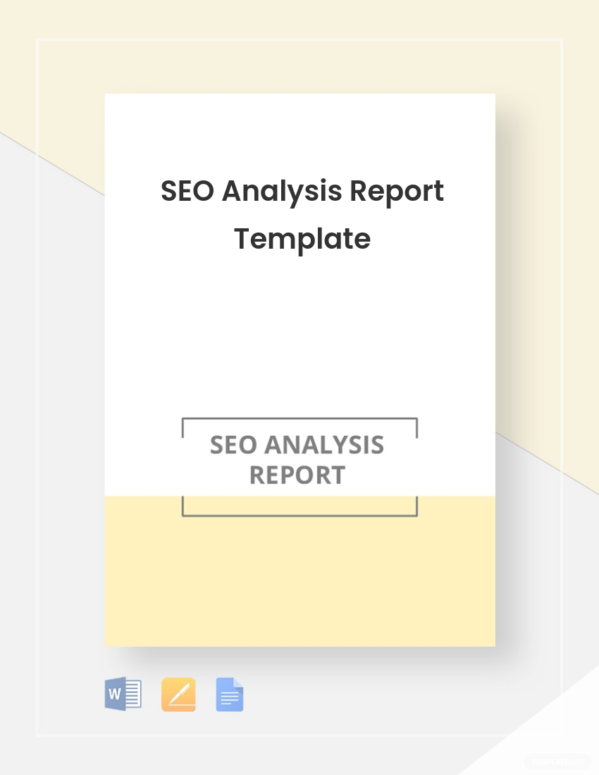 SEO Analysis Report Template Free Download