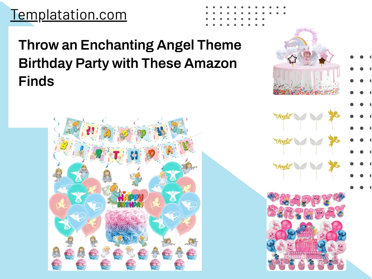 Throw an Enchanting Angel Theme Birthday Party with These Amazon Finds