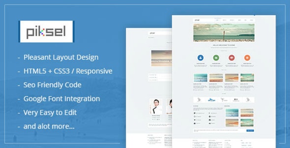 Piksel - Creative and Portfolio WordPress Theme